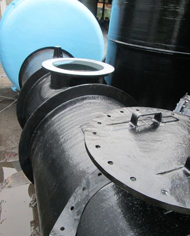 FRP Lined Thermoplastic Tanks